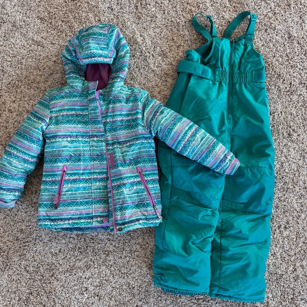 Cat & Jack Ski Bibs and Coat
